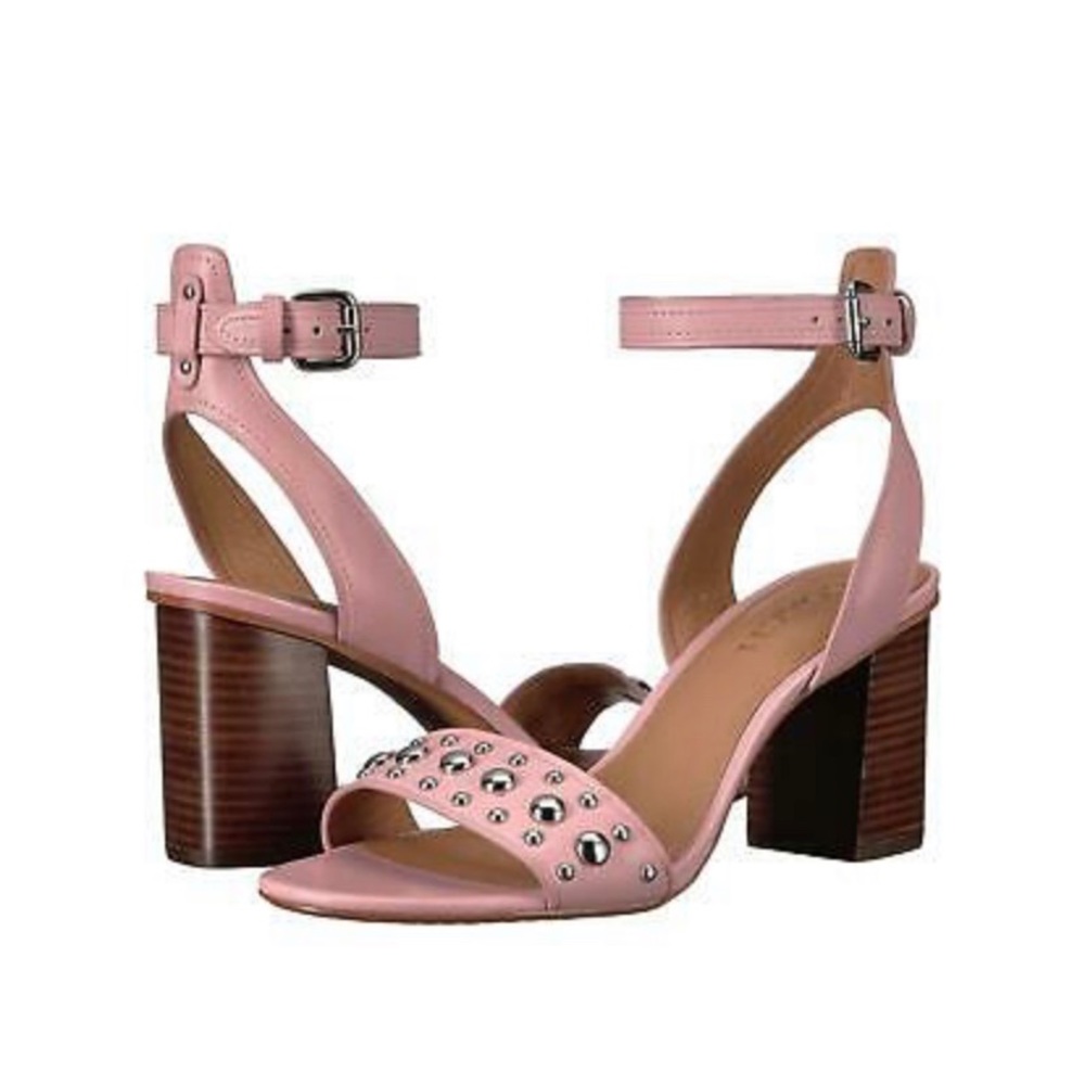 Pink coach sandals